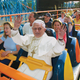 Pope Benedict XVI returns from a “fucking awesome” trip on the XCalibur.